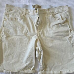 Democracy Light Tan Denim Shorts